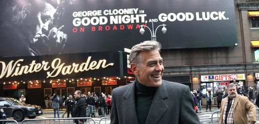 George Clooney bricht Broadway-Rekord mit »Good Night, and Good Luck«