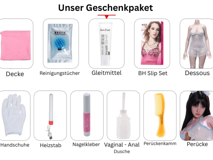 Emmelie Spitzen DOLL TPE Sex Puppe mit Metall Skelett in 3 Größen