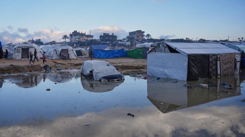 Not im Gazastreifen wächst durch Regen und Überschwemmungen