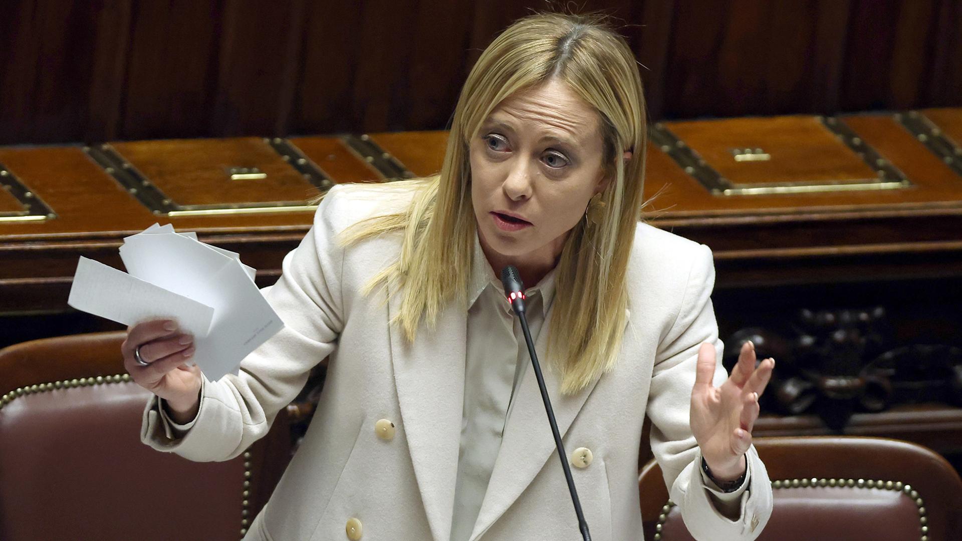 Meloni warnt vor rechtlichen Risiken bei russischen Vermögen